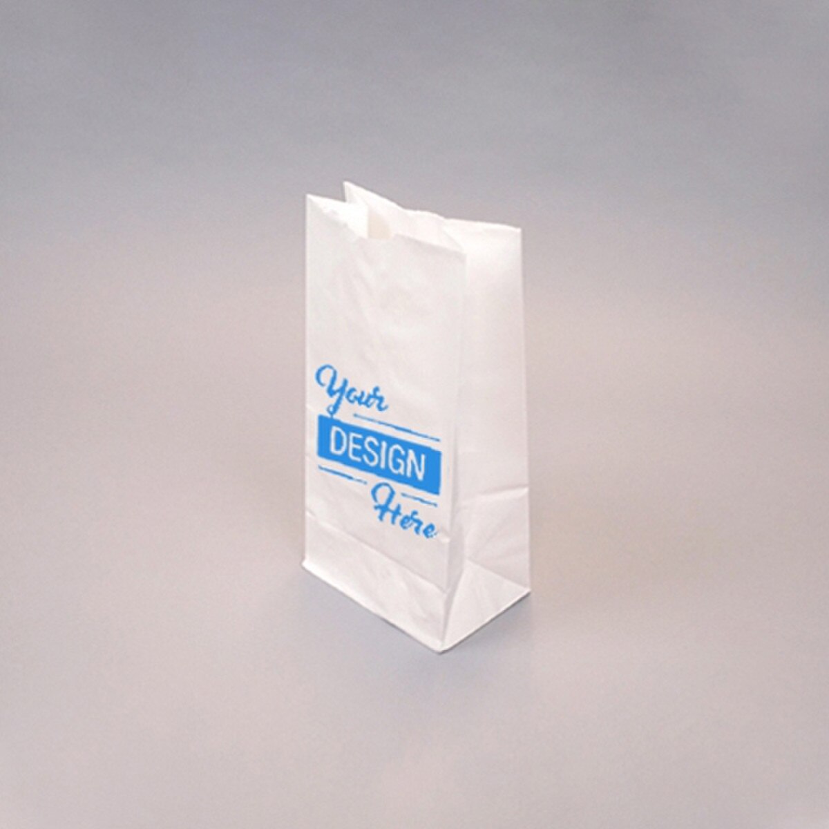 Custom-Printed White Kraft 2-lb Bag